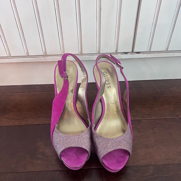 Guess Glitter Platform Stilettos - Picture 4 of 4